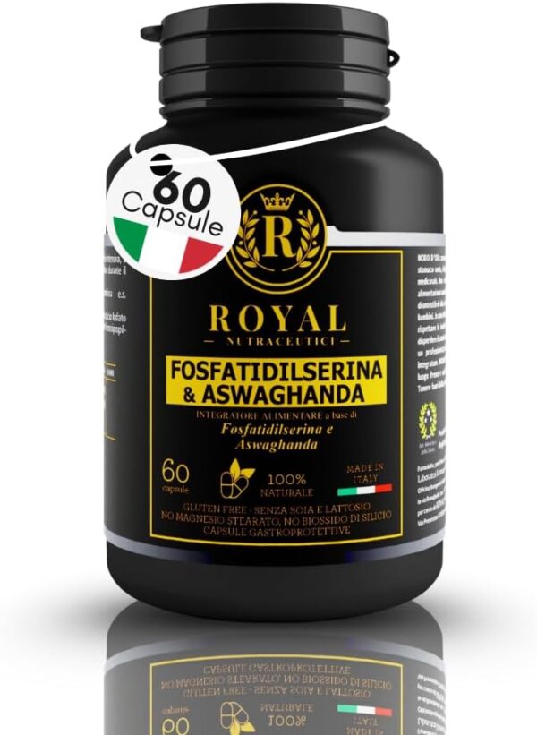 Fosfatidilserina 150 mg + Ashwagandha 40 mg 60 Capsule