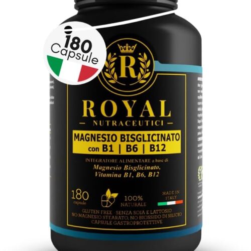 mag1 Magnesio Bisglicinato in Forma Chelata + Vitamine B12, B6, B1
