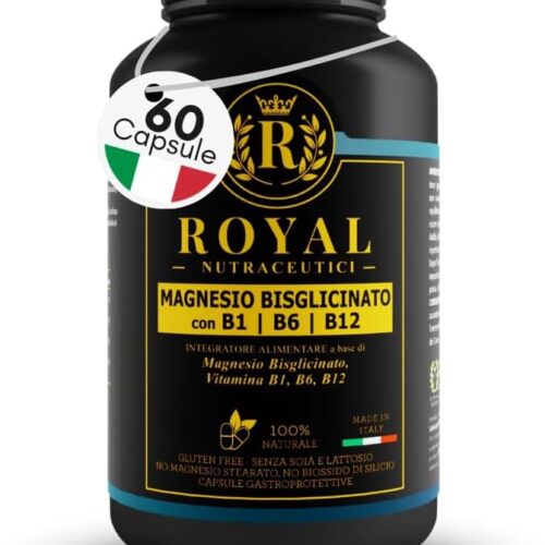 mag60,,,, MAGNESIO BISGLICINATO con vit.B1, B6, B12 60 CAPSULE